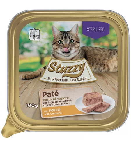 Stuzzy Pate Chicken Neutered Cat -  пастет с пилешко за кастрирани котки 100 гр.