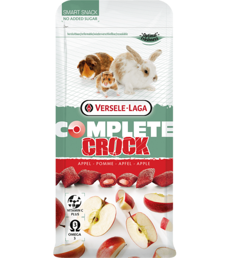 Versele Laga Crock Complete Apple - бисквитки с пълнеж с вкус на ябълка 50 гр