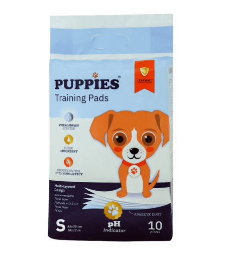 PUPPIES Training Pads S (45x30) 10 бр - Хигиенни подложки за кучета