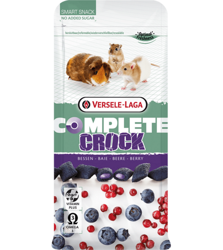 Versele Laga Crock Complete Berry - бисквитки с пълнеж на горски плодове 50 гр