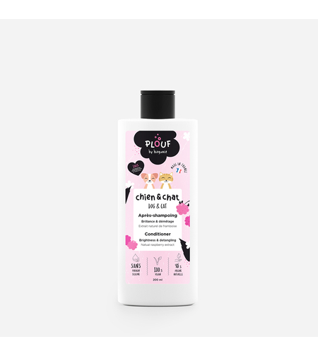 Plouf Conditioner – Балсам за кучета и котки с натурален малинов екстракт 200 мл