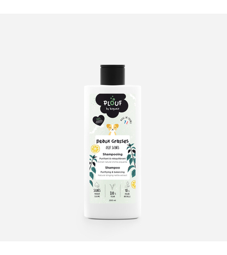 Plouf Oily Skin – Шампоан за мазна кожа с натурален екстракт от коприва 200 мл