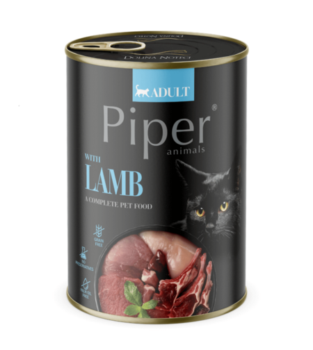 Piper Cat храна за котки с агнешко, 400 г