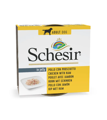 Schesir Dog Chicken & Ham in Jelly - Филе от пиле и прошуто в желе 150 гр
