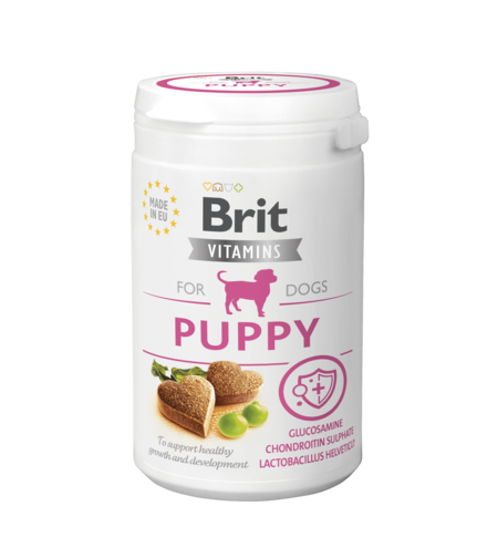 Brit Vitamins Puppy - витамини за подрастващи кученца 150 гр