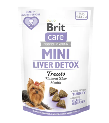 Brit Mini Liver Detox Treats – Лакомства за чернодробна подкрепа 50 г