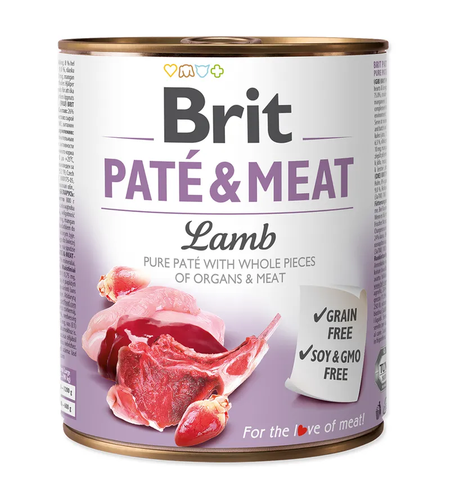 Brit Pate and Meat Lamb - пастет за кучета с агнешко месо 800 гр