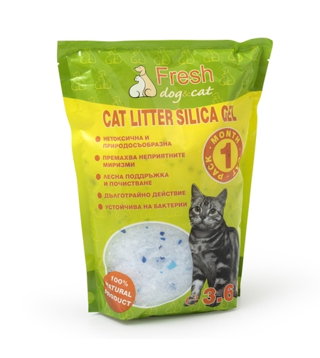 FRESH CAT СИЛИКОНОВА ТОАЛЕТНА ЗА КОТКИ - 3,6 ЛИТРА