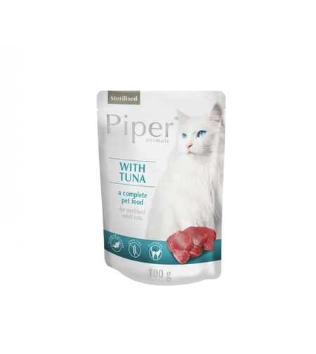 Piper CAT Sterilised  риба тон, пауч 100г