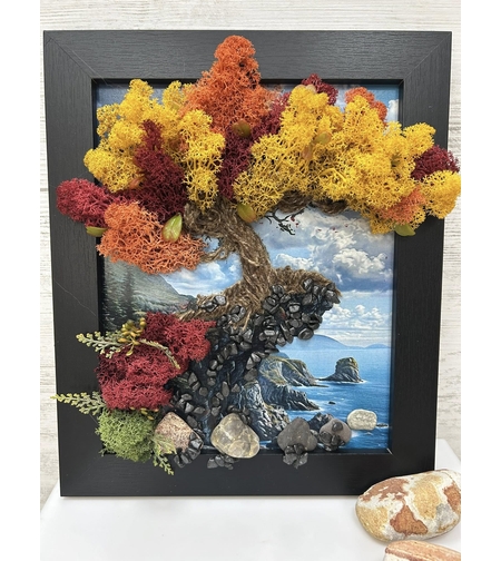 Картина със скандинавски мъх