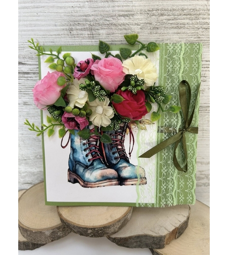 Картичка /плик - квадратна