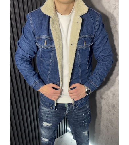 Мъжко Дънково Яке с Пух