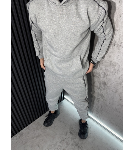 Мъжки Ватиран Екип в Сиво