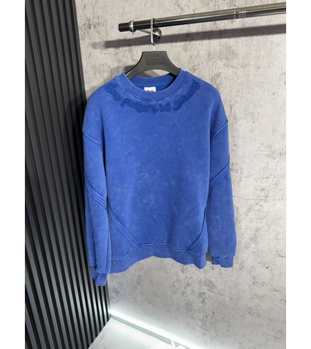 Ватирана Oversize Блуза Синьа