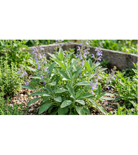 Салвия (градински чай) Salvia officinalis / Salvia officinalis Albovariegata