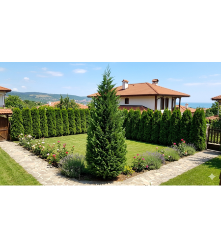 Лъжекипарис лейланд	Chamaecyparis leilandii