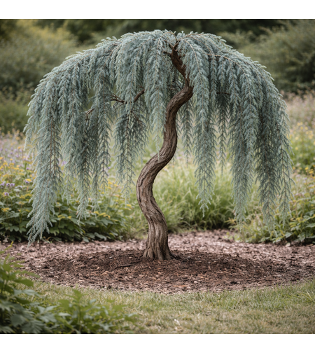 Кедър атласки плачещ ‘Glauca Pendula’ Cedrus atlantica ‘Glauca Pendula’