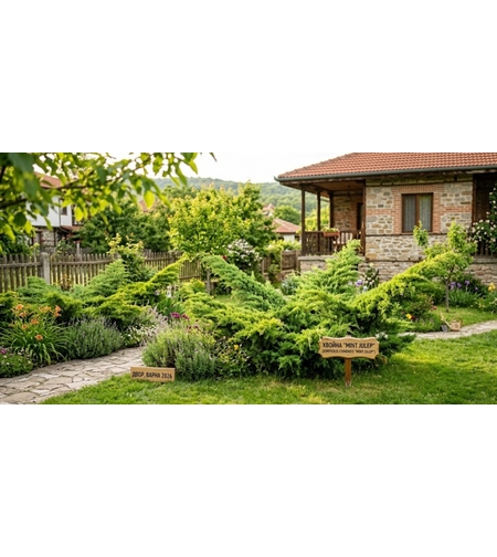 Хвойна, Смрика, Юниперус Минт Джулеп	Juniperus chinensis 