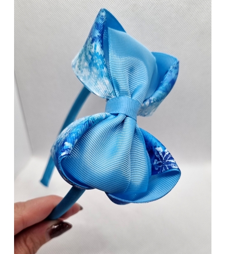 Диадема с коледна панделк