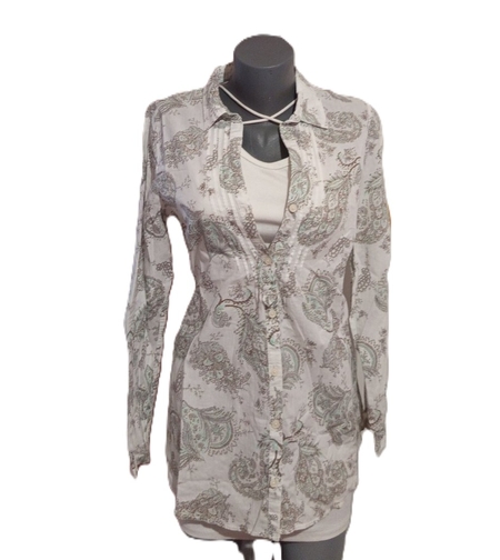 .Дамска шарена риза с цветен принт L размер