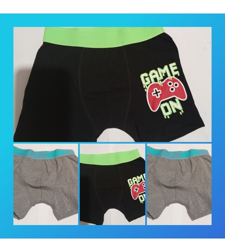 SEO Детски боксерки 2бр- ярки цветове - 122/128