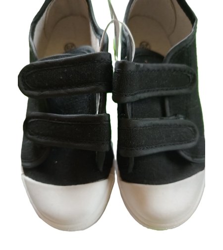 Черни детски платненки с лепенки№25