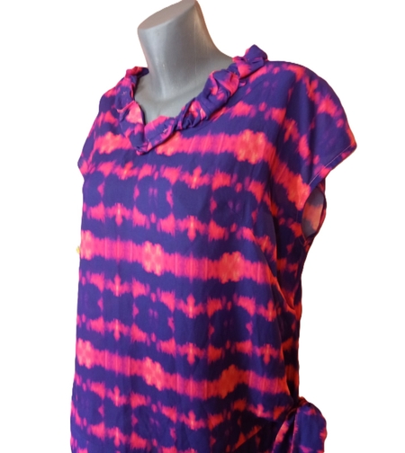 Дамска фланелка с изрязан ръкав L размер