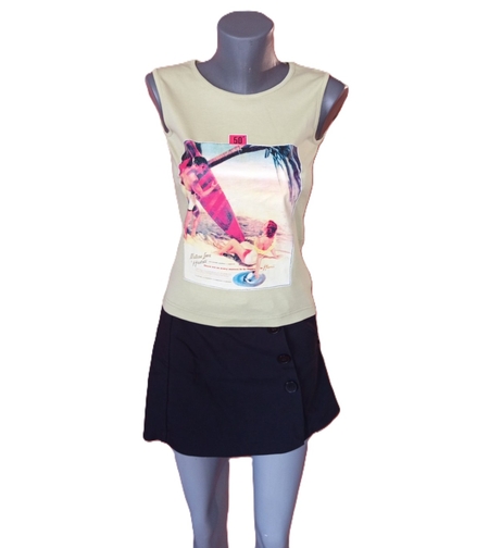 Дамски потник  &Tropical Mood в зелено размер S 5.99€