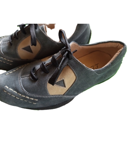 Сиви детски обувки изключителен дизайн №31 –32№ шити и лепени