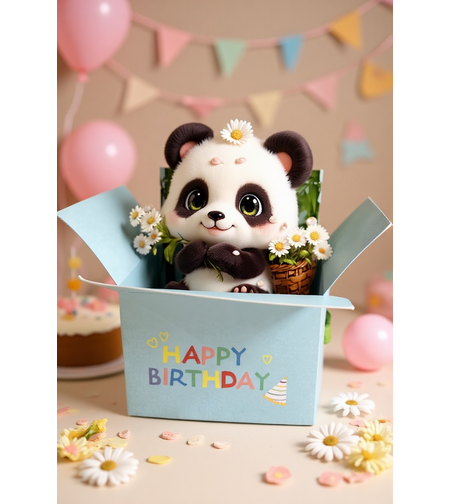 3D Картичка - Рожден Ден