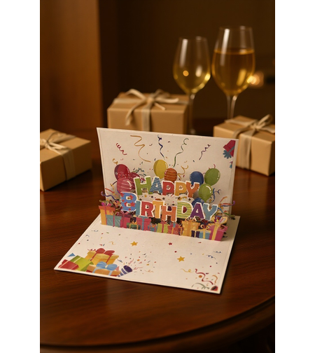 3D Картичка - Рожден Ден