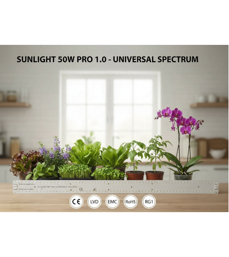 Универсална LED лампа  растения 50W