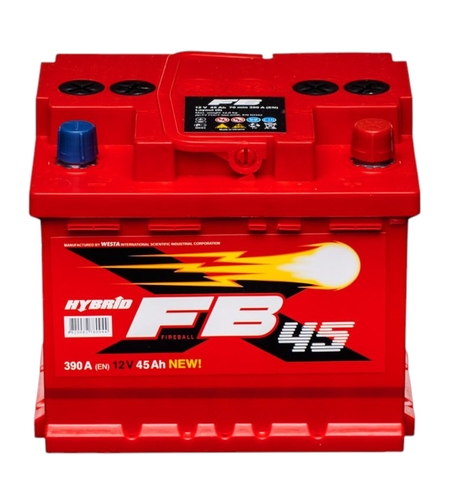 Акумулатор WESTA FireBall FB 45Ah 390A 12V, десен плюс