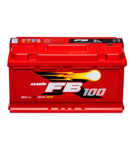 Акумулатор WESTA FireBall FB100 100Ah 840A 12V, десен плюс