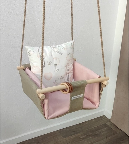 Бебешка стандартна люлка - Зайчета балерини