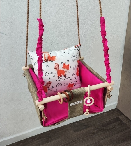 Бебешка стандартна люлка - Лисички