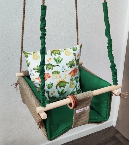 Бебешка стандартна люлка - Динозаври