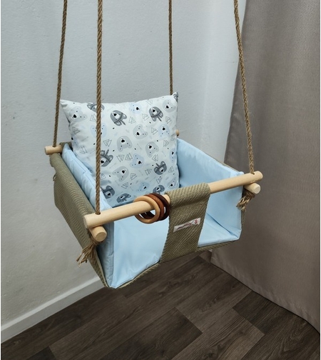 Бебешка стандартна люлка - Мечки индианци