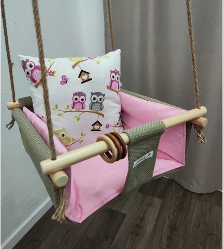 Бебешка стандартна люлка - Совички