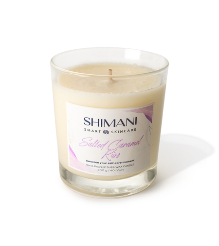 Луксозна ароматна свещ Солен карамел SHIMANI – Salted Caramel Kiss