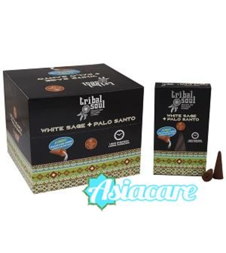 Ароматни конуси Tribal Soul пало санто и салвия 10 броя