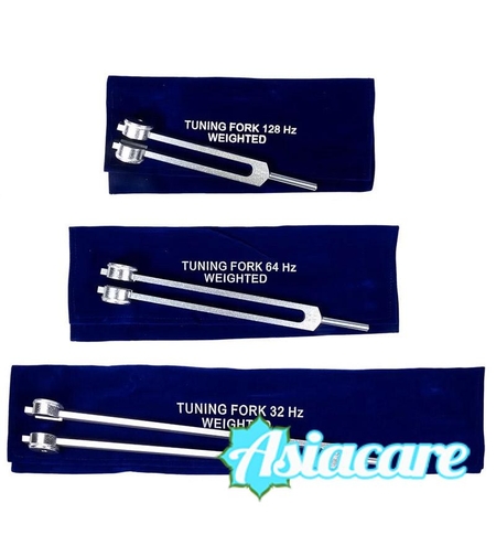 Камертони Ото (Otto) 32 Hz, 64 Hz и 128 Hz, комплект