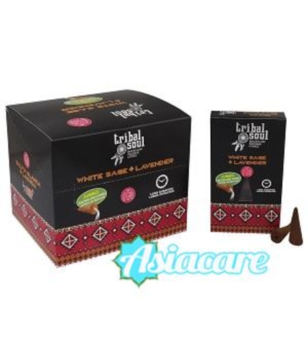 Ароматни конуси Tribal Soul салвия и лавандула 10 броя