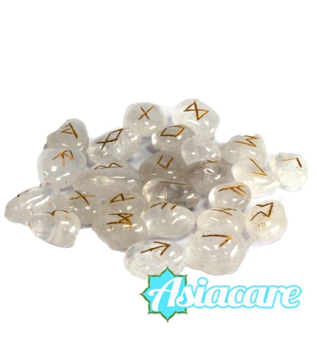 Кесия за гадаене с руни от планински кристал