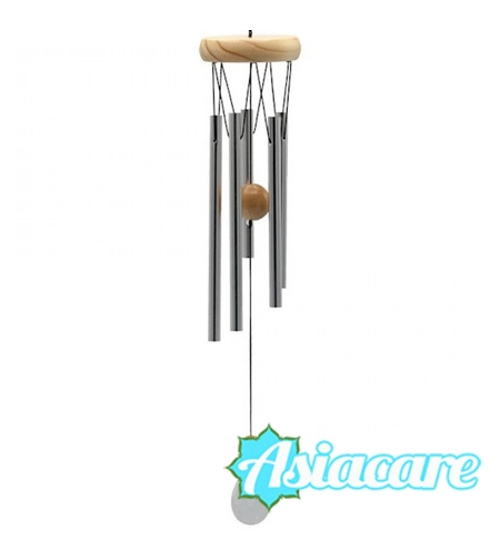 Метален вятърен звънец със слънчев кристал 