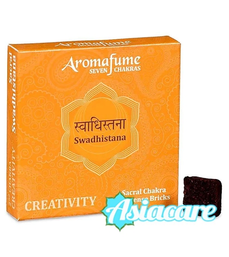 Ароматни плочки SWADHISTANA(2 ра Чакра) за бездимно ароматизиране, 9 броя