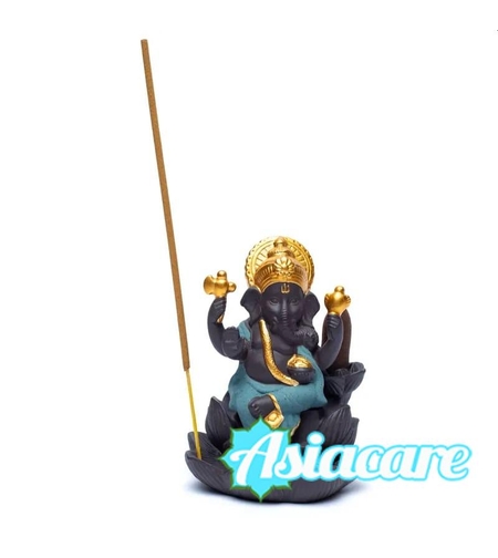 Ганеш, поставка-фонтан за инсенс и конуси с течен дим.