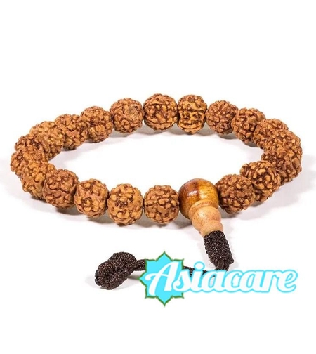 Рудракша мала - молитвена гривна от 21 семена рудракша