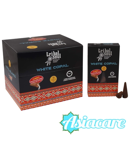 Ароматни конуси Tribal Soul бял копал, copal blanco 10 броя