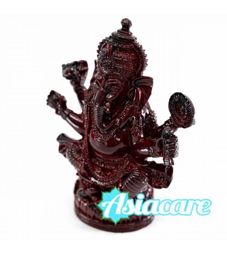 Ганешa, статуетка тъмночервена 12 см.
